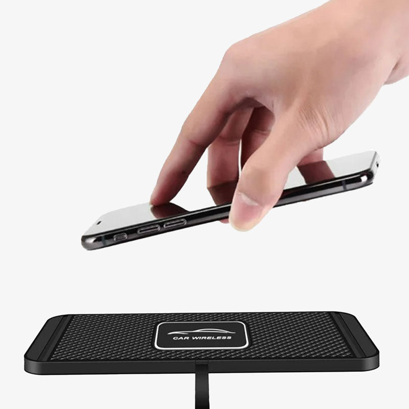 Wireless Car Charger Slim Charging Pad Road Trip 2025 - Tophatter Daily Deals