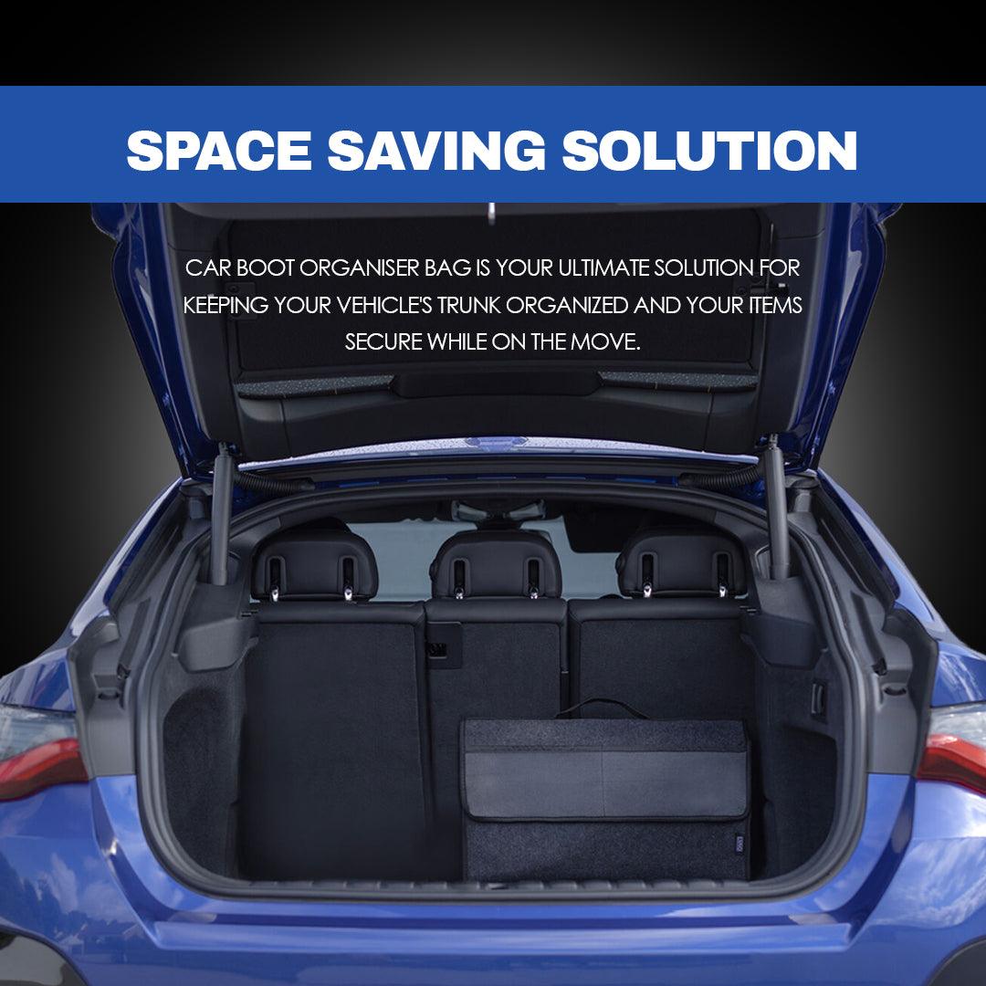 Car Bin Halfords - Car Boot Organiser Large Carpet Storage Bag Tools Travel Tidy Hook Case Car Accessories - Tophatter Daily Deals