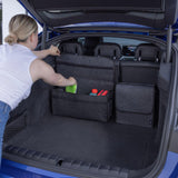 Car Bin Halfords - Car Boot Organiser Large Carpet Storage Bag Tools Travel Tidy Hook Case Car Accessories - Tophatter Daily Deals