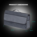 Car Bin Halfords - Car Boot Organiser Large Carpet Storage Bag Tools Travel Tidy Hook Case Car Accessories - Tophatter Daily Deals