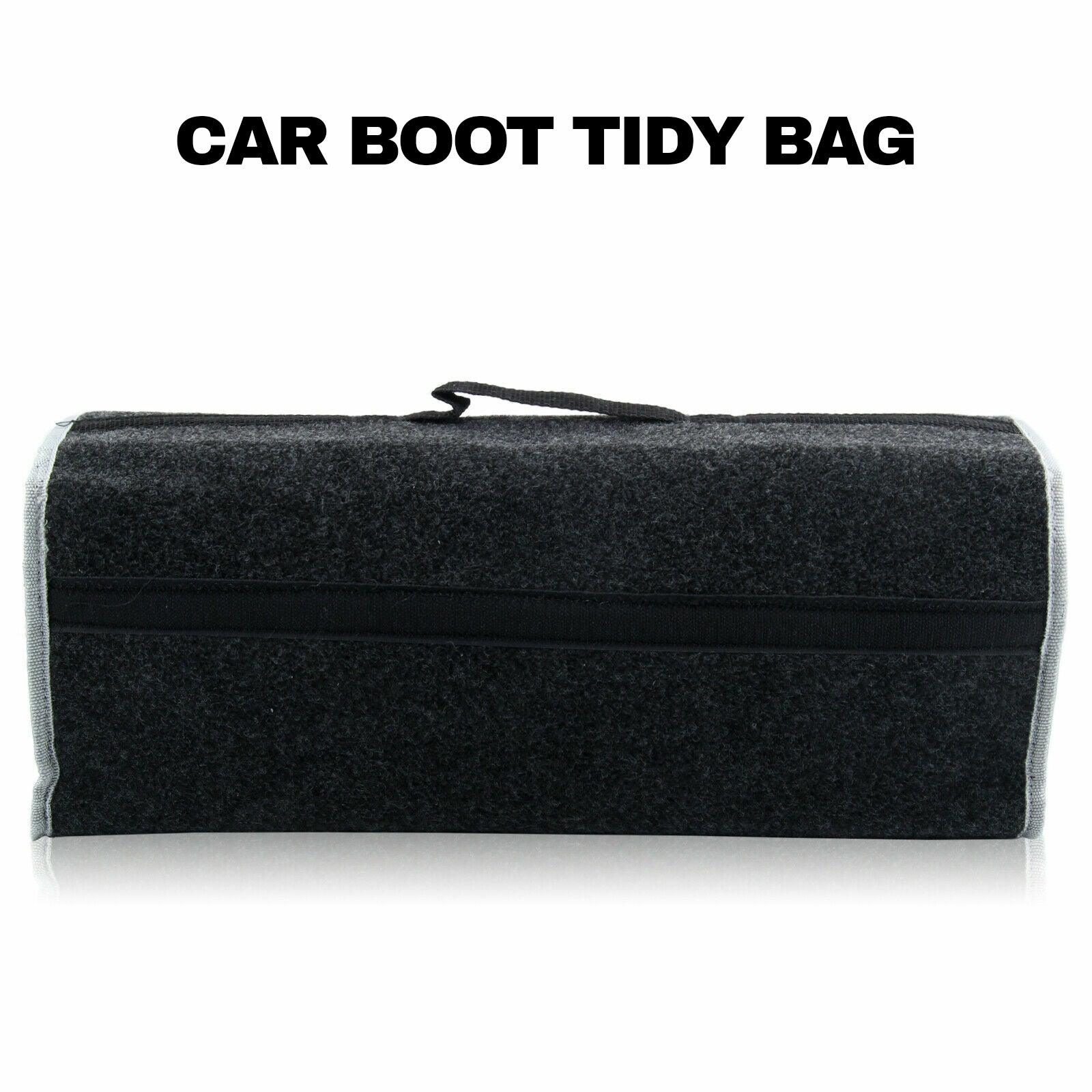 Best Car Boot Organiser - Car Boot Tidy Bag Storage Box Collapsible Trunk Organiser Travel Holder Black UK Car Accessories - Tophatter Daily Deals