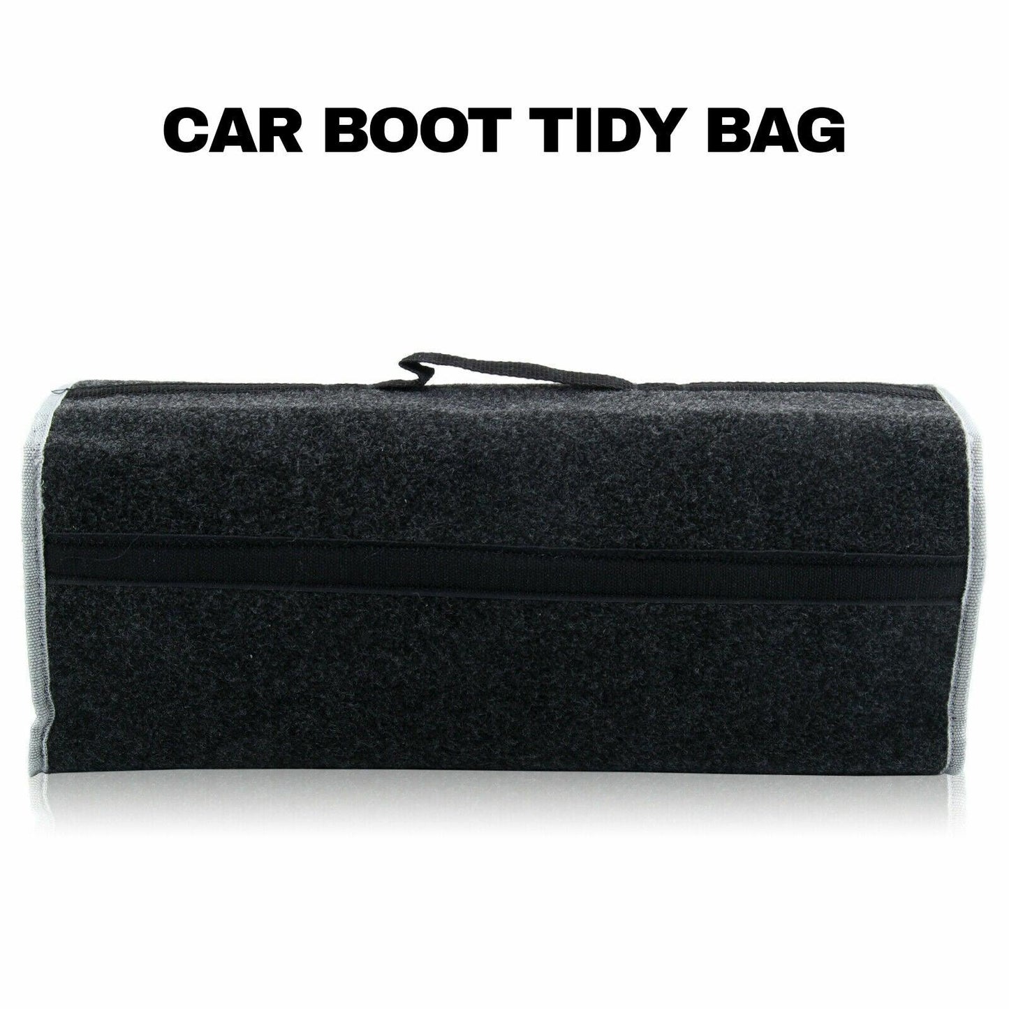 Best Car Boot Organiser - Car Boot Tidy Bag Storage Box Collapsible Trunk Organiser Travel Holder Black UK Car Accessories - Tophatter Daily Deals