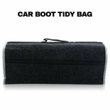 Best Car Boot Organiser - Car Boot Tidy Bag Storage Box Collapsible Trunk Organiser Travel Holder Black UK Car Accessories - Tophatter Daily Deals
