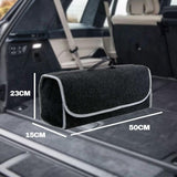 Best Car Boot Organiser - Car Boot Tidy Bag Storage Box Collapsible Trunk Organiser Travel Holder Black UK Car Accessories - Tophatter Daily Deals