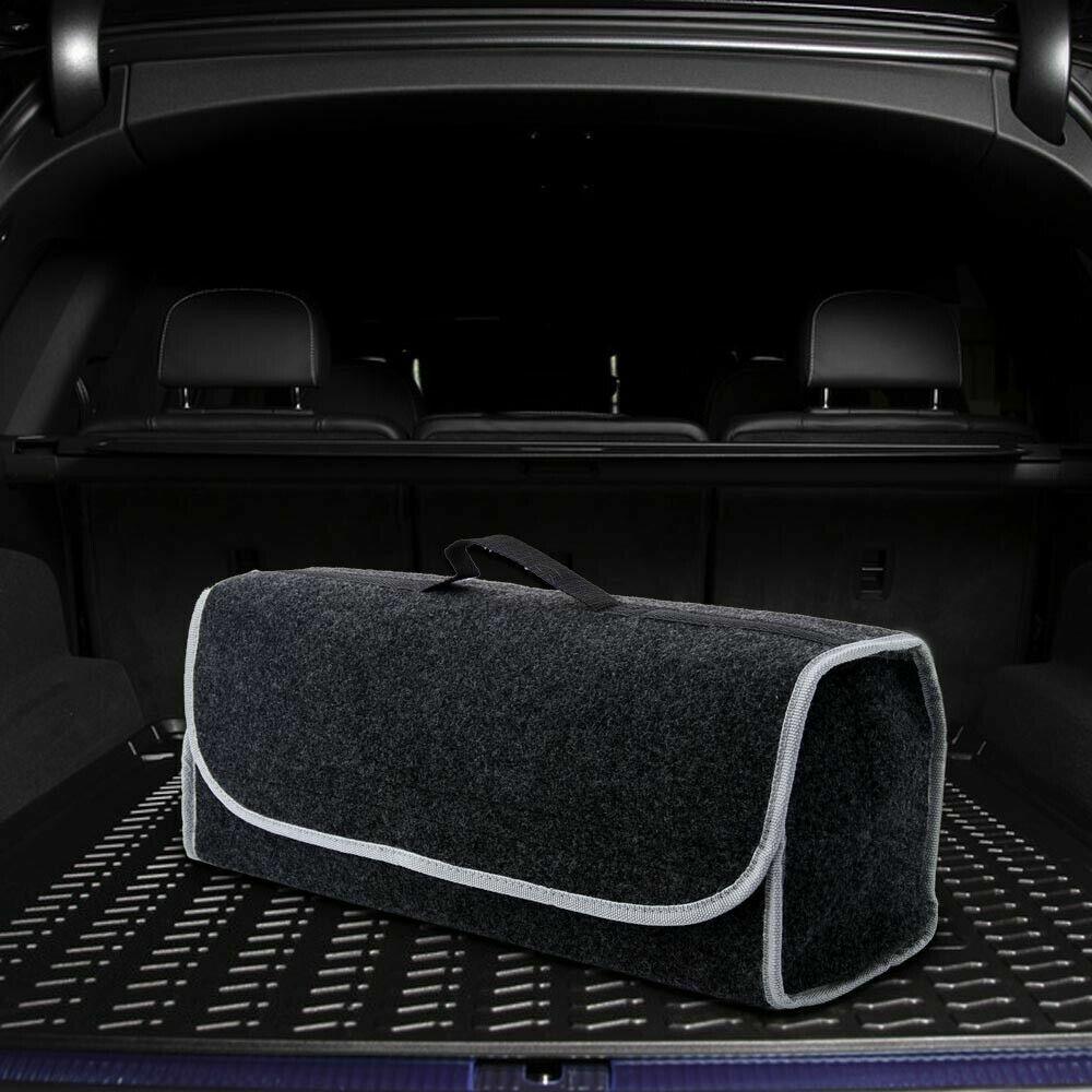 Best Car Boot Organiser - Car Boot Tidy Bag Storage Box Collapsible Trunk Organiser Travel Holder Black UK Car Accessories - Tophatter Daily Deals