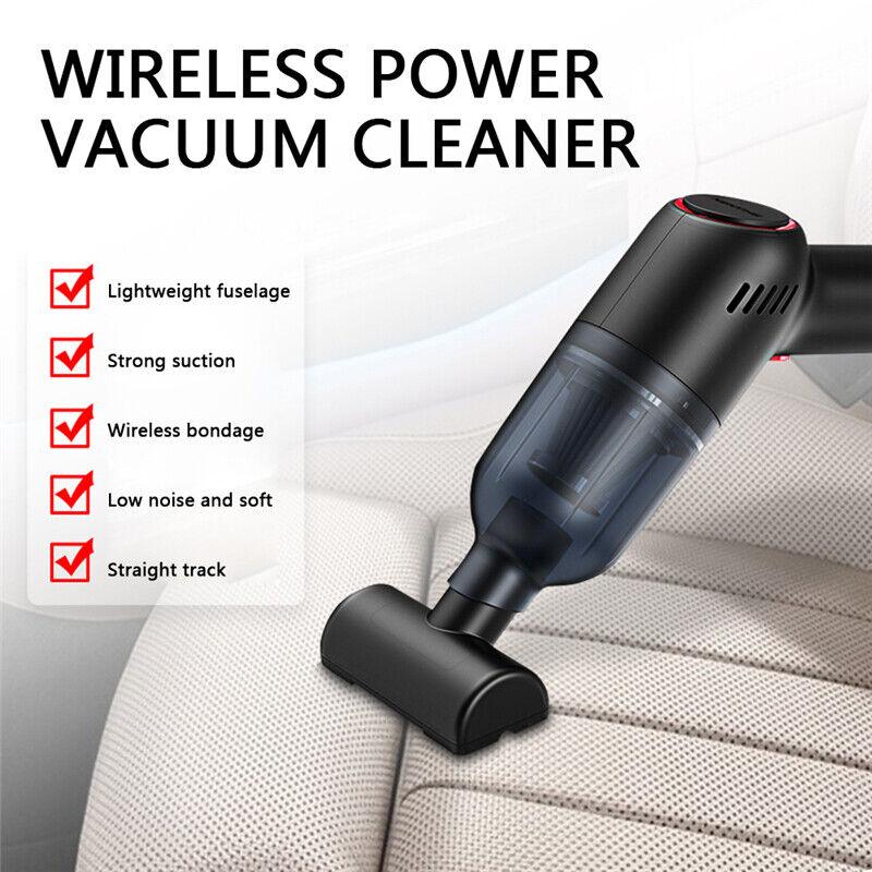 Best Cordless Vacuum Cleaner UK - Handheld Vaccum Mini Power Suction USB Rechargeable Apparel & Accessories - Tophatter Daily Deals