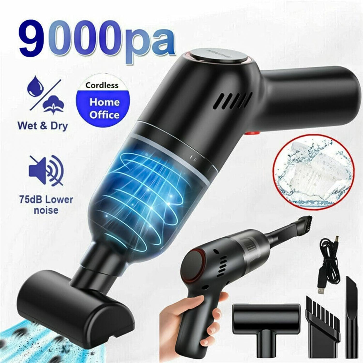 Best Cordless Vacuum Cleaner UK - Handheld Vaccum Mini Power Suction USB Rechargeable Apparel & Accessories - Tophatter Daily Deals
