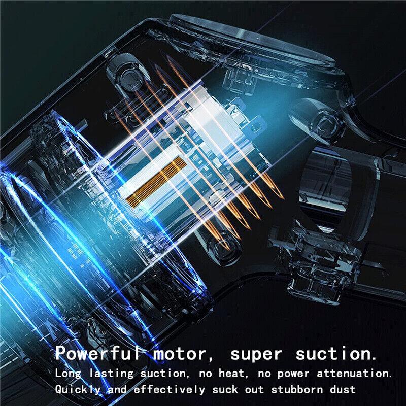 Best Cordless Vacuum Cleaner UK - Handheld Vaccum Mini Power Suction USB Rechargeable Apparel & Accessories - Tophatter Daily Deals