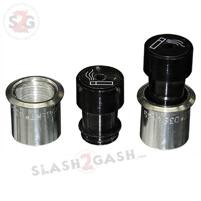 Car Lighter Pipe One Hitter 2in1 Smoking Pipe + Stash Smoking Accessories - Tophatter Daily Deals