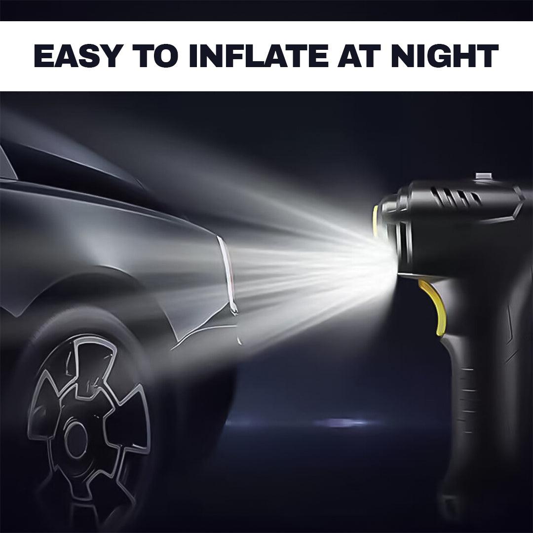 Air Compressor for Tyres Inflation - Cordless 12V Electric Car Tyre Inflator Pump Portable Tire Air Compressor Pump Apparel & Accessories - Tophatter Daily Deals