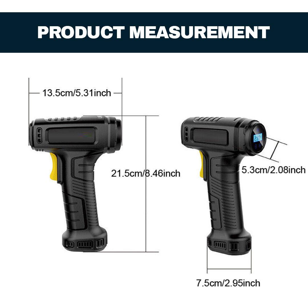 Air Compressor for Tyres Inflation - Cordless 12V Electric Car Tyre Inflator Pump Portable Tire Air Compressor Pump Apparel & Accessories - Tophatter Daily Deals