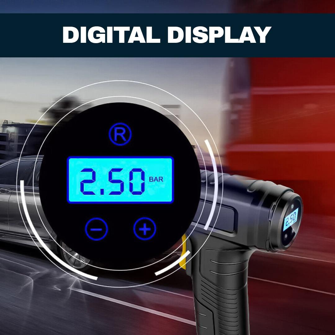 Air Compressor for Tyres Inflation - Cordless 12V Electric Car Tyre Inflator Pump Portable Tire Air Compressor Pump Apparel & Accessories - Tophatter Daily Deals