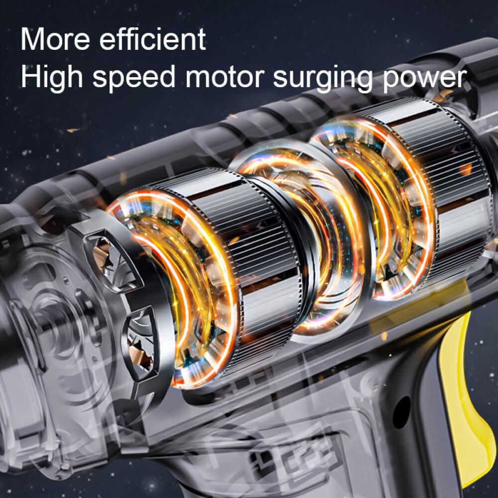 Air Compressor for Tyres Inflation - Cordless 12V Electric Car Tyre Inflator Pump Portable Tire Air Compressor Pump Apparel & Accessories - Tophatter Daily Deals