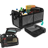 Car Boot Organiser - Heavy Duty Collapsible Foldable Tidy Pocket Storage Car Accessories - Tophatter Daily Deals