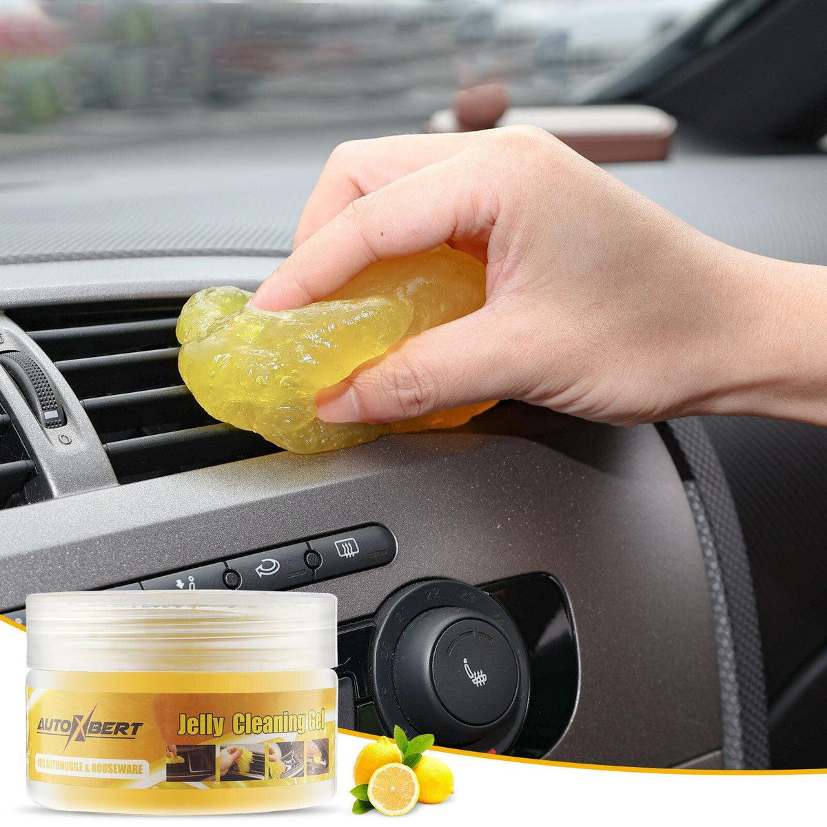 Professional Car Interior Cleaner - Cleaning Gel for Car Cleaning Putty Auto Detailing Gel Car Interior Dust Car Accessories - Tophatter Daily Deals