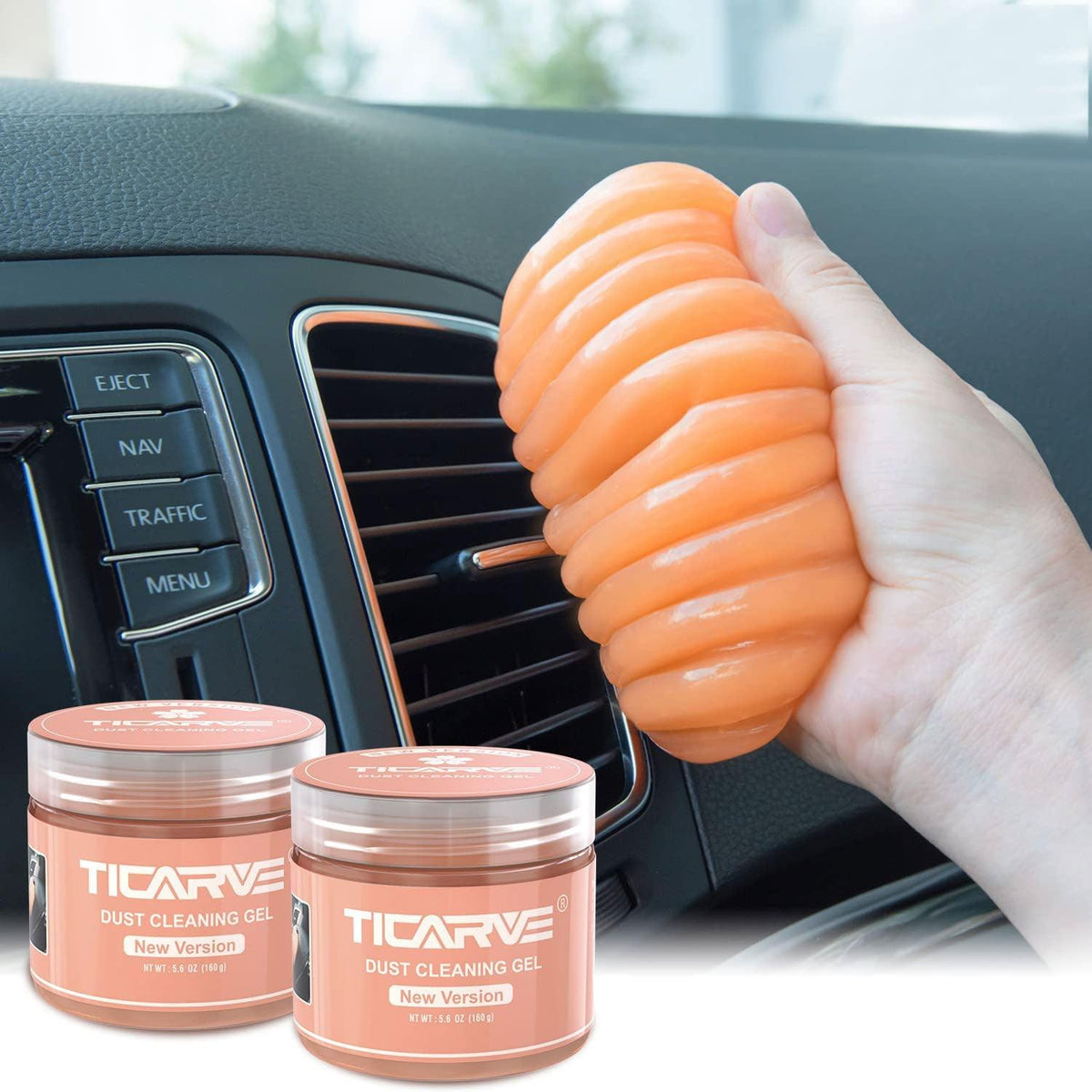 Professional Car Interior Cleaner - Cleaning Gel for Car Cleaning Putty Auto Detailing Gel Car Interior Dust Car Accessories - Tophatter Daily Deals
