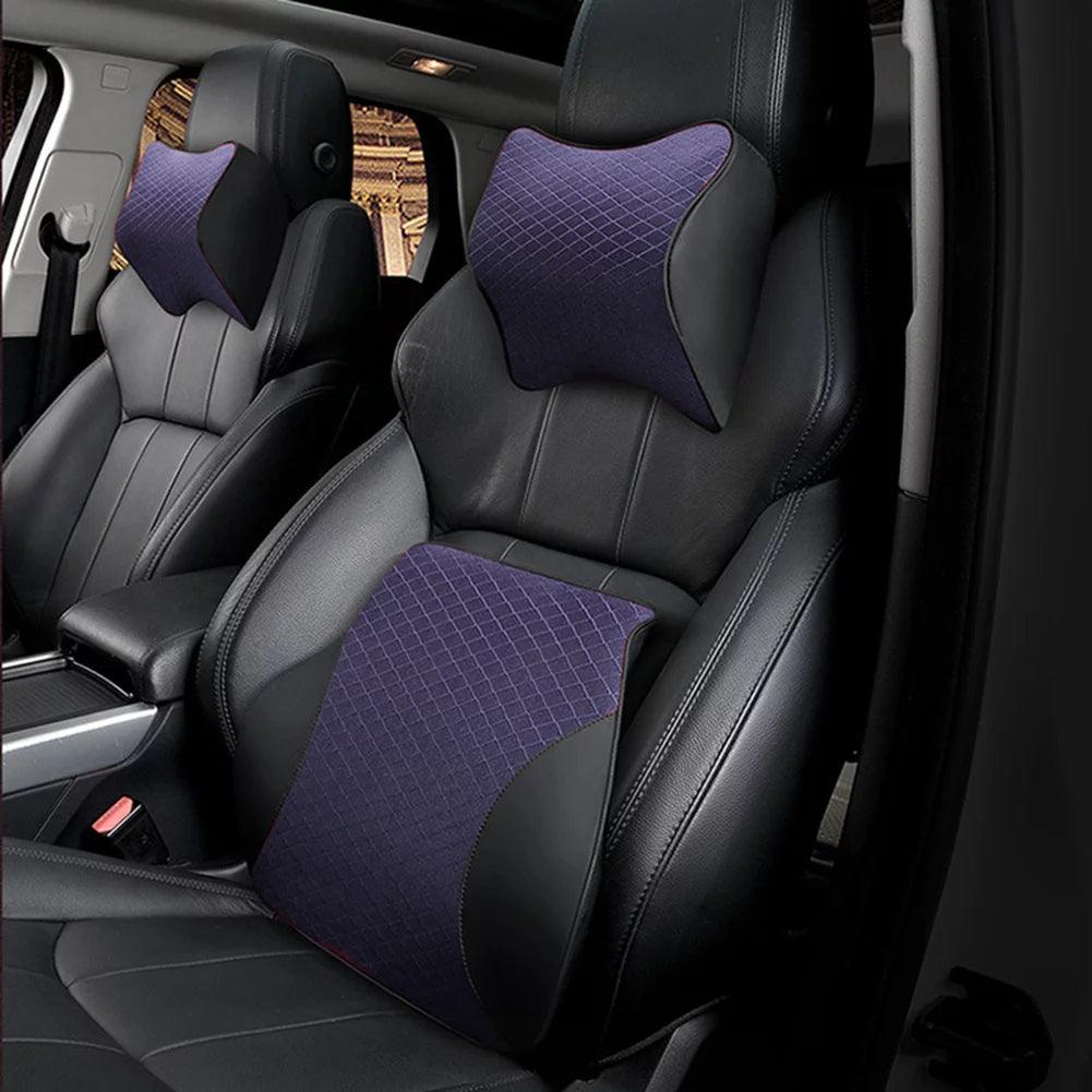 Headrest Pillow for Car - Universal Car Seat Head Pillow Memory Foam Neck Rest Support Cushion Pad Car Accessories - Tophatter Daily Deals