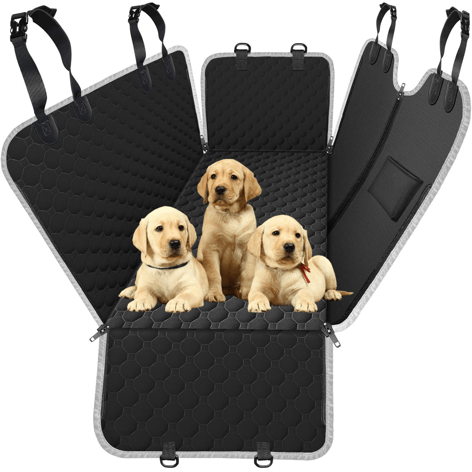 Car Seat Cover For Dog - Pet Waterproof Safety protector Mat Rear Back Hammock Nonslip Cushion Car Accessories - Tophatter Daily Deals
