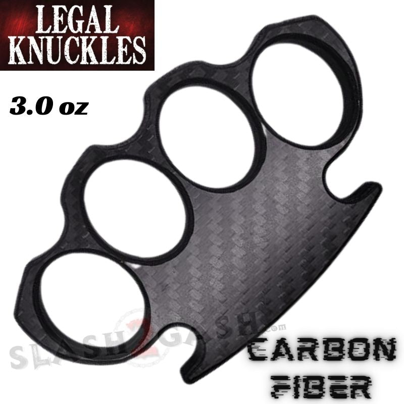 Carbon Fiber Knuckles Lightweight Puncher Legal Duster - Asst. Colors Black Belt Buckle - Tophatter Daily Deals