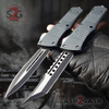 Delta Force Carbon Fiber Dual Action OTF Automatic Knife - Tanto Xtreme Knife-OTF - Tophatter Daily Deals