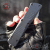 Delta Force Carbon Fiber Dual Action OTF Automatic Knife - Tanto Xtreme Knife-OTF - Tophatter Daily Deals