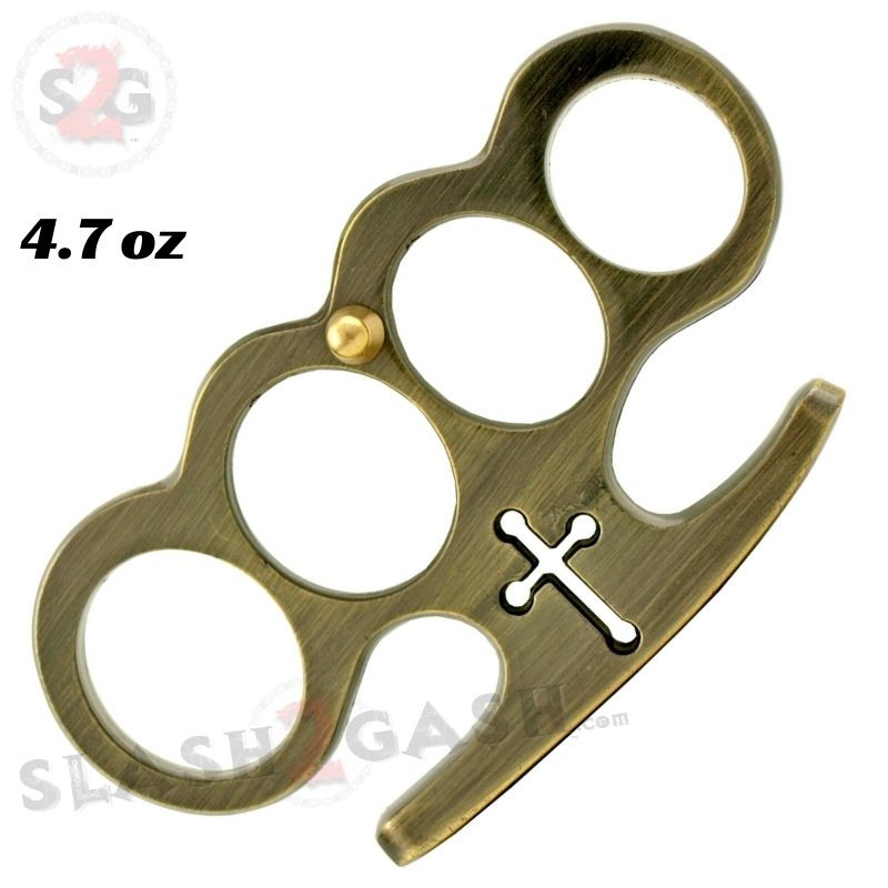 Cross Brass Knuckles Cardinals Revenge Belt Buckle - 6 colors Belt Buckle - Tophatter Daily Deals