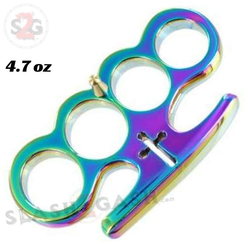 Cross Brass Knuckles Cardinals Revenge Belt Buckle - 6 colors Belt Buckle - Tophatter Daily Deals