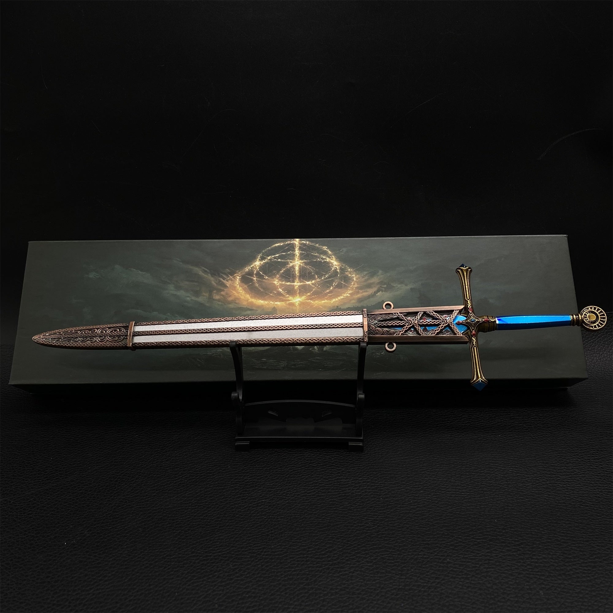 Carian Knight's Sword Sword Metal Replica With Gift Box Sword & Stand & Gift Box - Tophatter Daily Deals