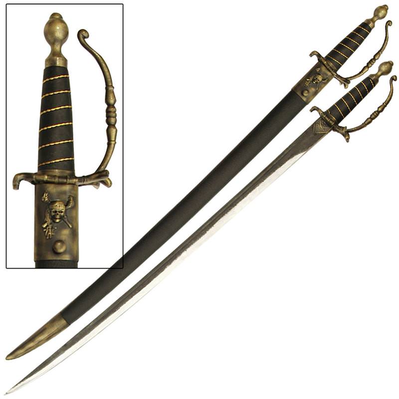 Caribbean Marauder Pirate Saber Sword - Tophatter's Guns'N'Weapons Store Collectible Weapons - Tophatter Daily Deals