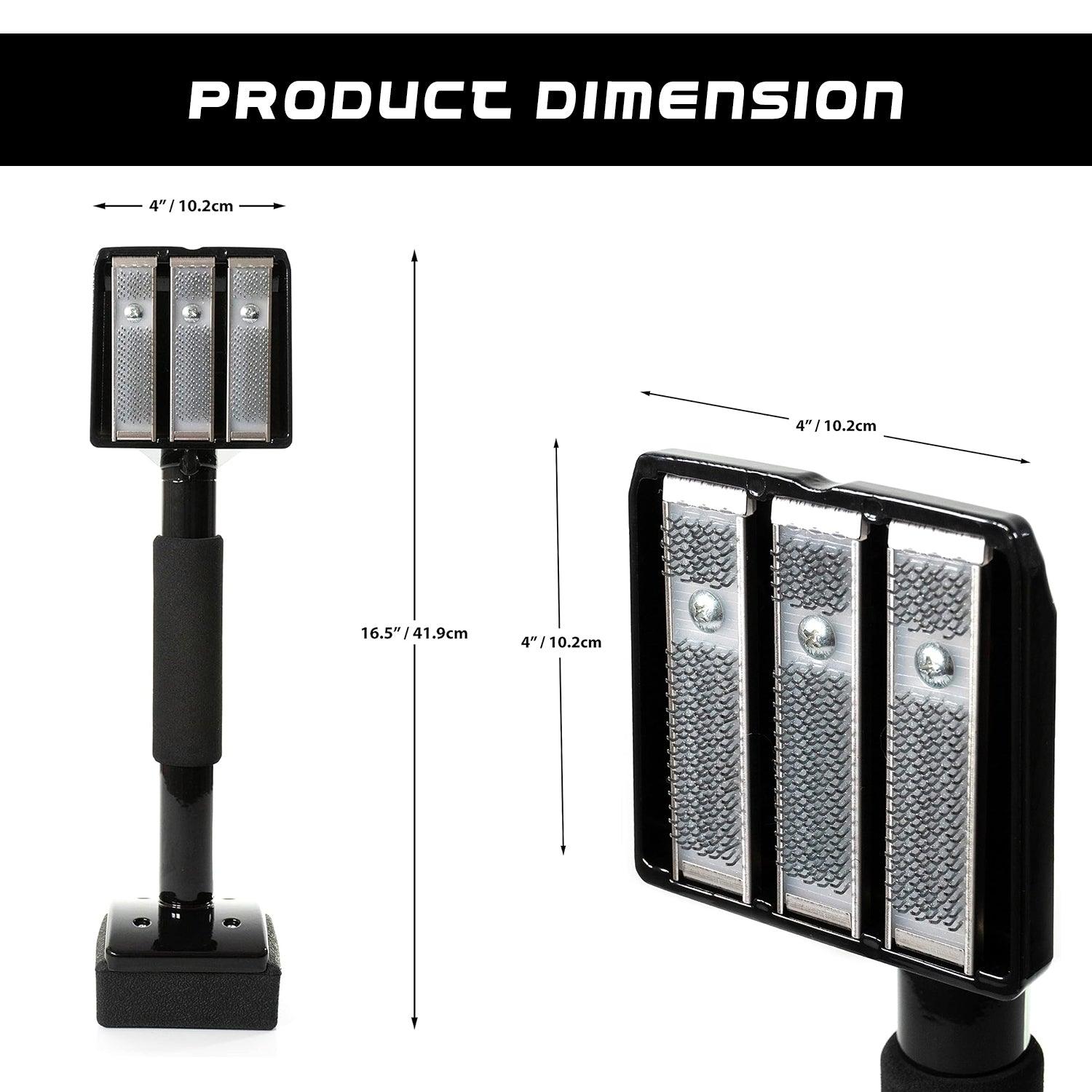 Knee Kick Carpet Stretcher - Professional Knee Kicker and Carpet Stretcher Fitters Gripper Tool Exercise & Fitness - Tophatter Daily Deals