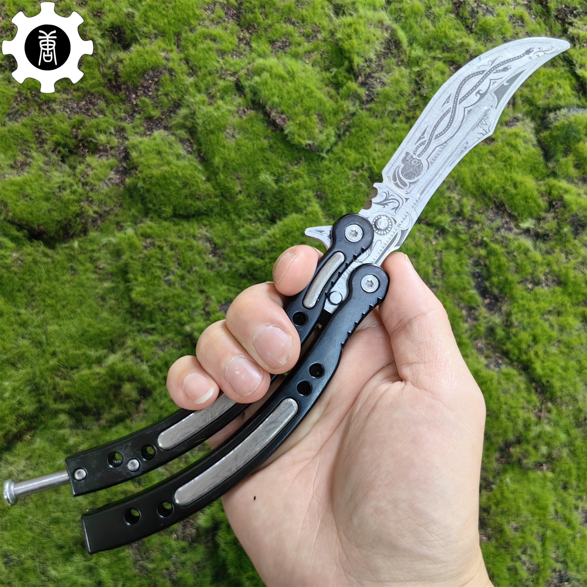 Cartel Balisong Metal Butterfly Knife Game Prop - Tophatter Daily Deals