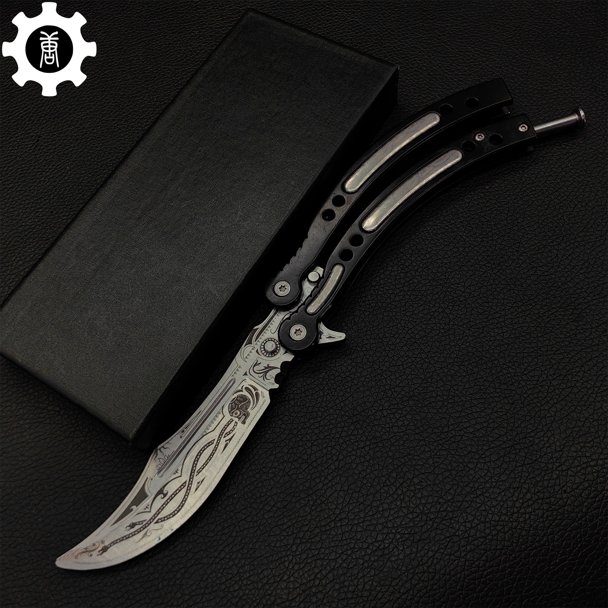 Cartel Balisong Metal Butterfly Knife Game Prop - Tophatter Daily Deals