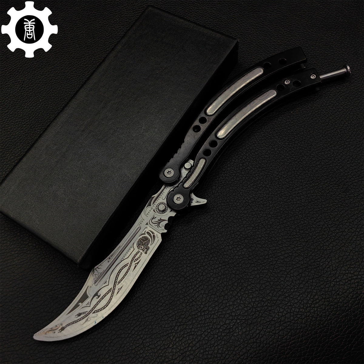 Cartel Balisong Metal Butterfly Knife Game Prop - Tophatter Daily Deals