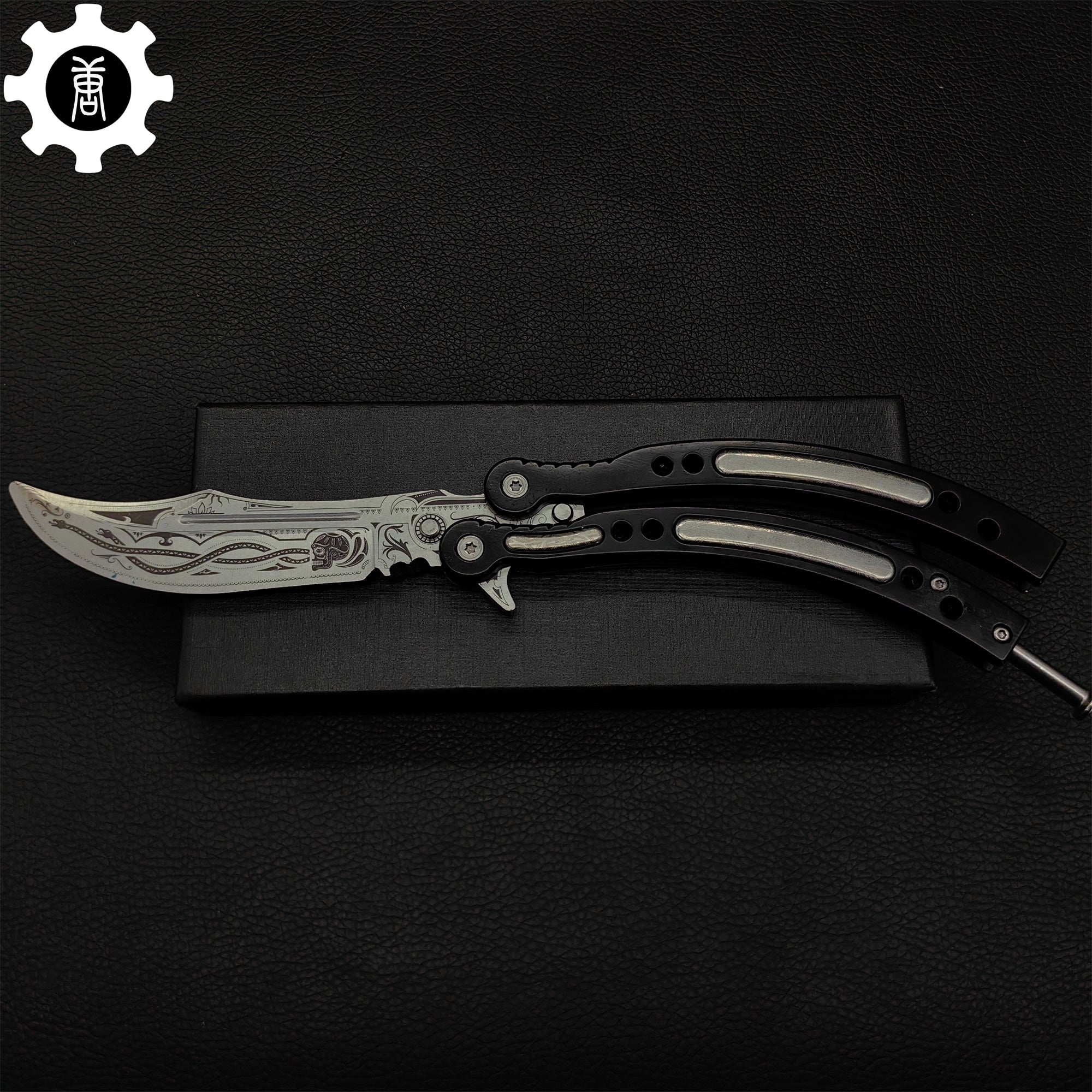 Cartel Balisong Metal Butterfly Knife Game Prop - Tophatter Daily Deals