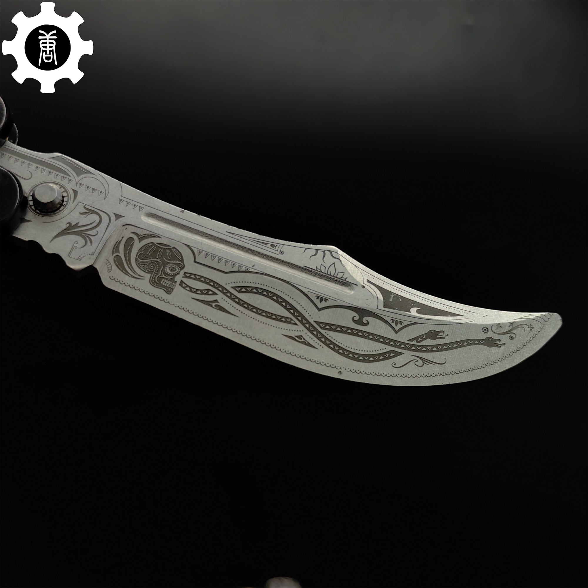 Cartel Balisong Metal Butterfly Knife Game Prop - Tophatter Daily Deals