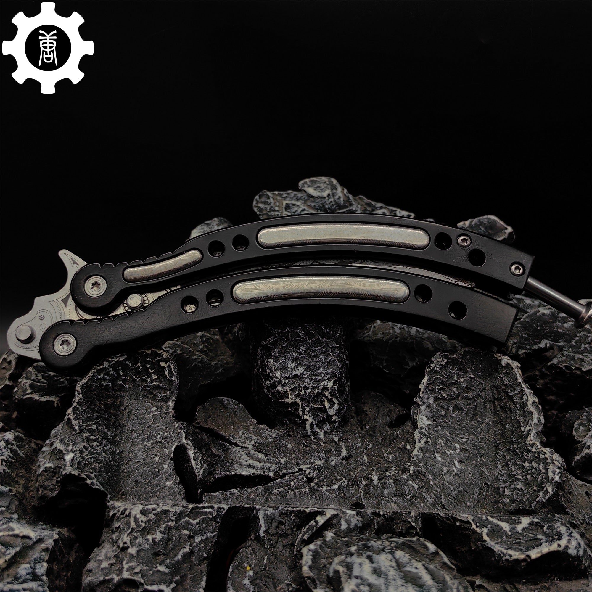 Cartel Balisong Metal Butterfly Knife Game Prop - Tophatter Daily Deals