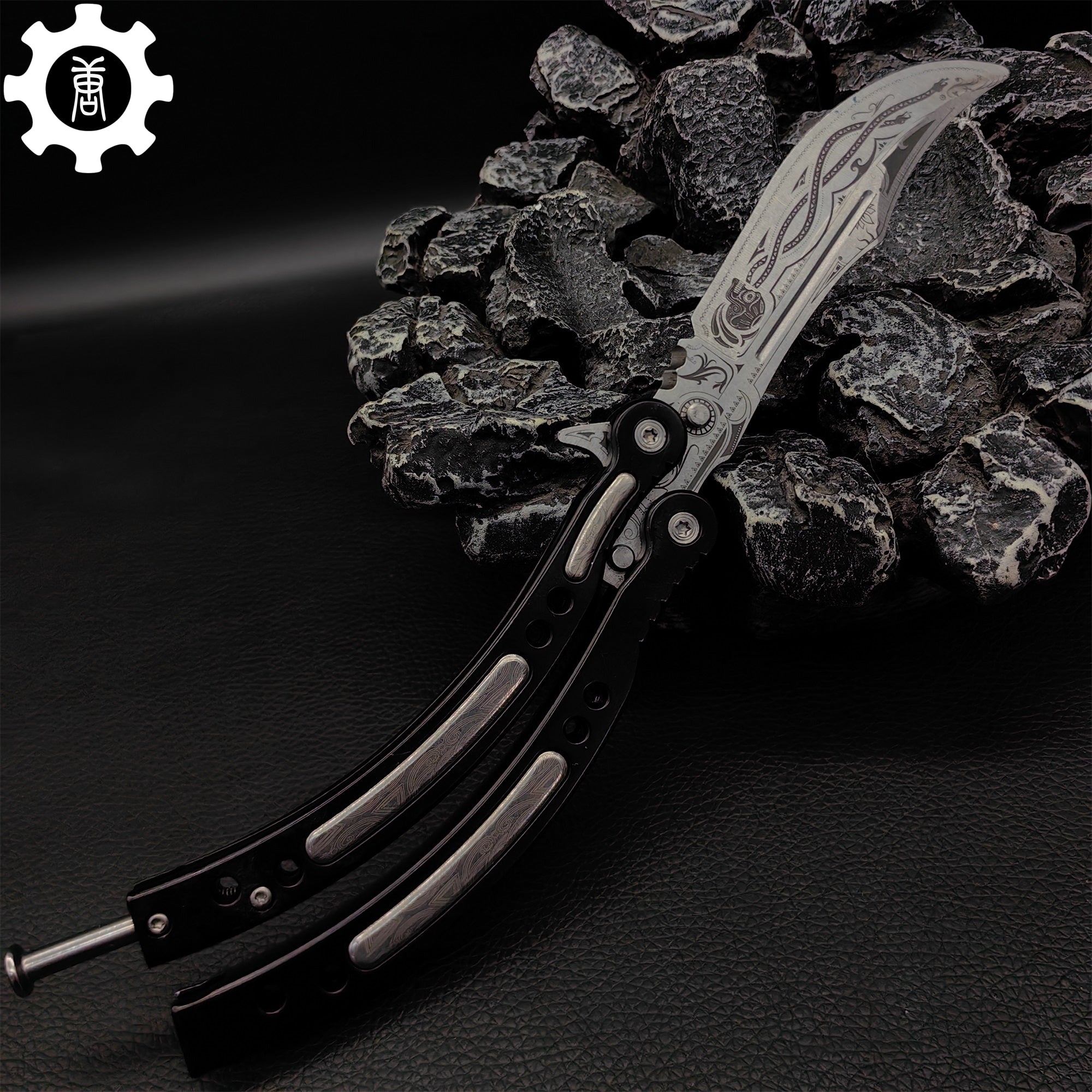 Cartel Balisong Metal Butterfly Knife Game Prop - Tophatter Daily Deals