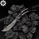 Cartel Balisong Metal Butterfly Knife Game Prop - Tophatter Daily Deals