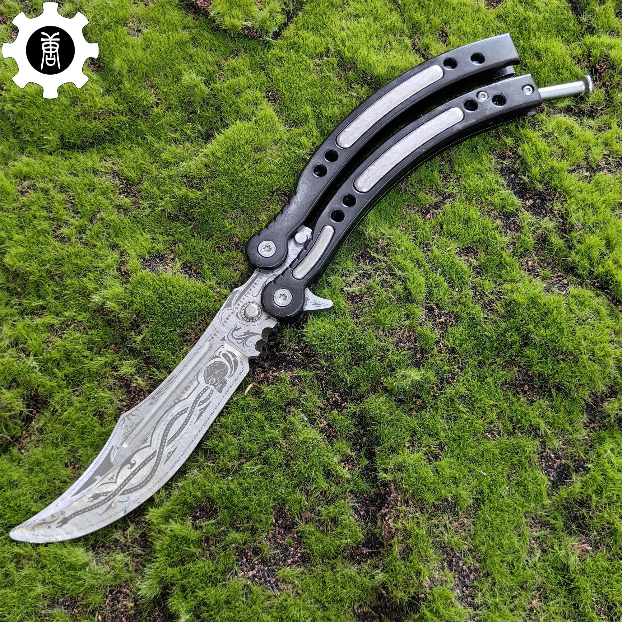 Cartel Balisong Metal Butterfly Knife Game Prop - Tophatter Daily Deals