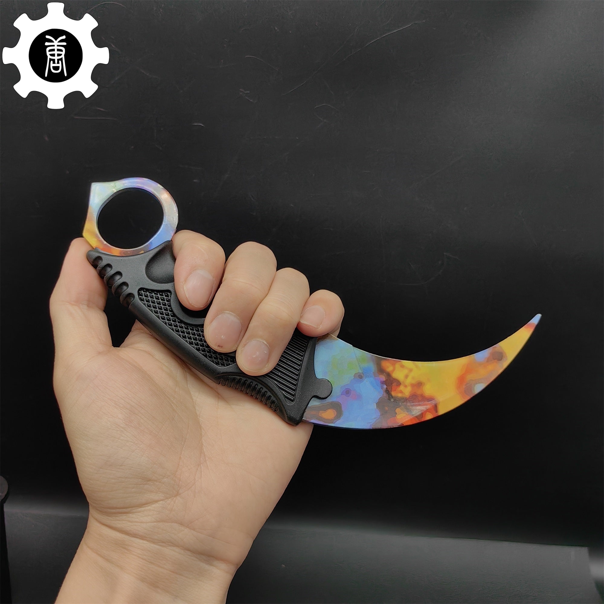 Case Hardened Blunt Blade Karambit & Butterfly Knife Weapon Case - Tophatter Daily Deals