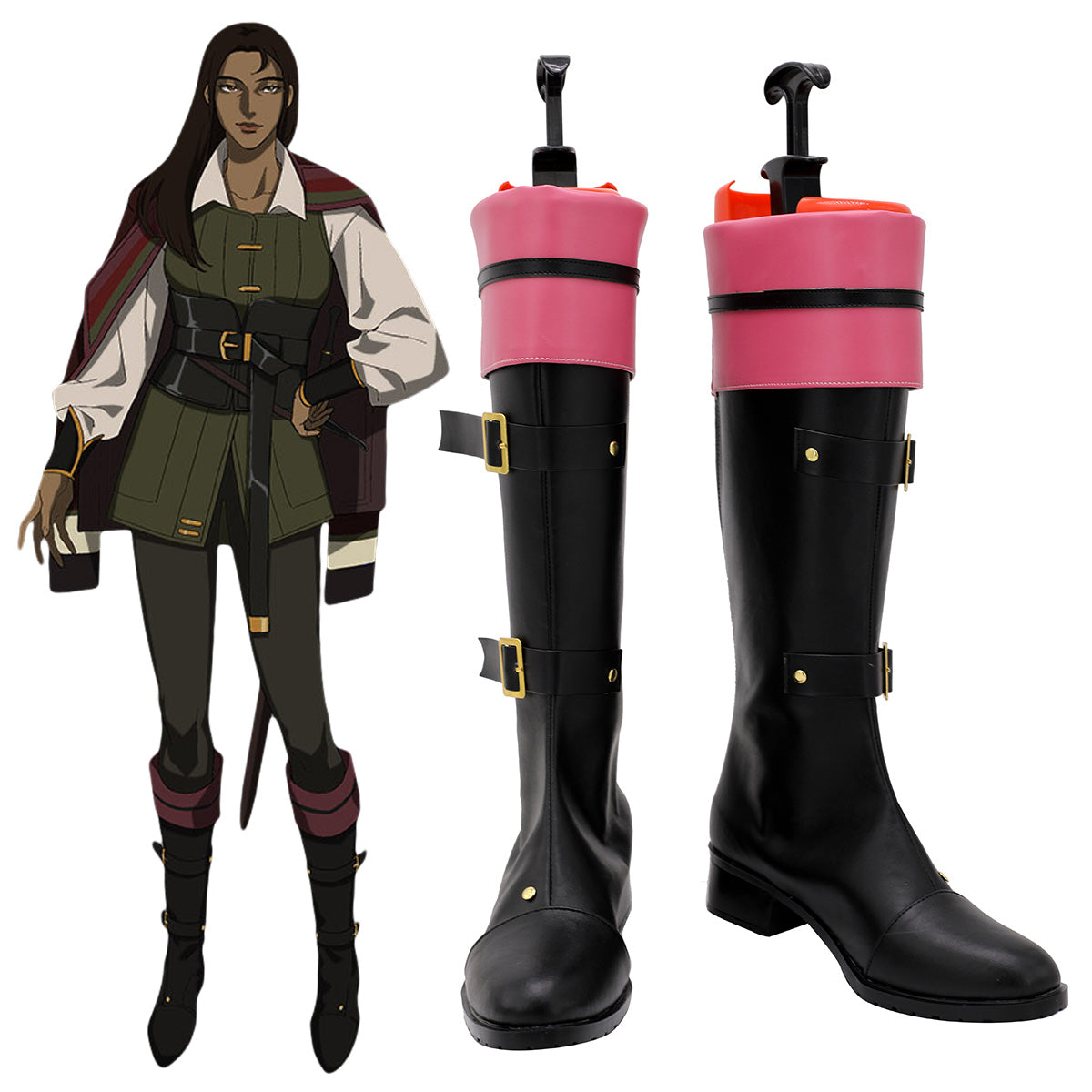 Castlevania Greta Black Cosplay Shoes Shoes/Boots - Tophatter Daily Deals
