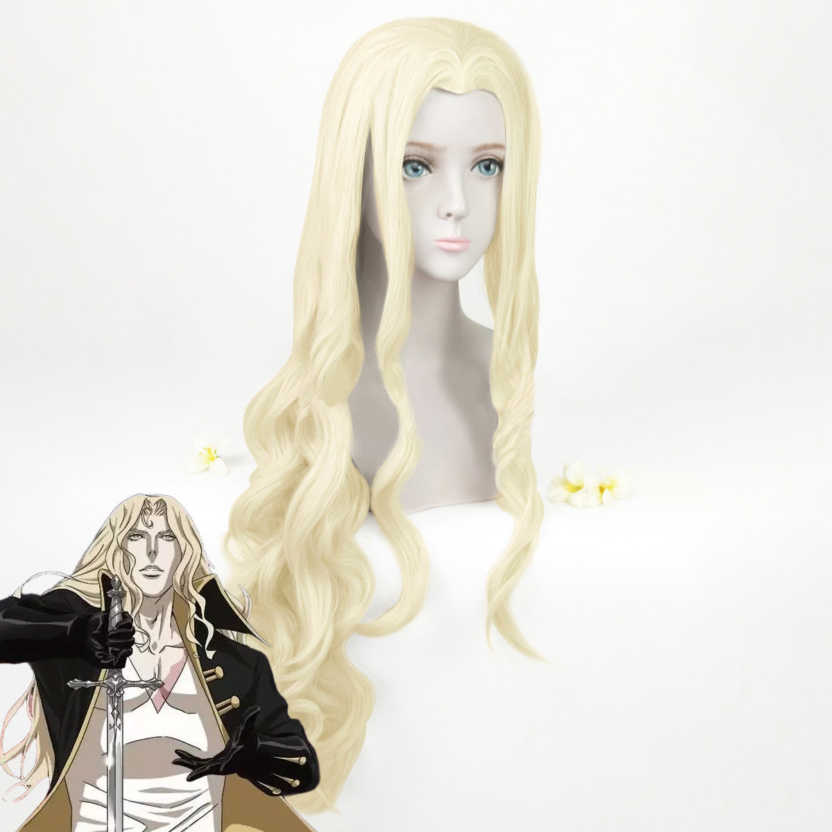 Castlevania: Nocturne Alucard Gold Cosplay Wig Wig - Tophatter Daily Deals