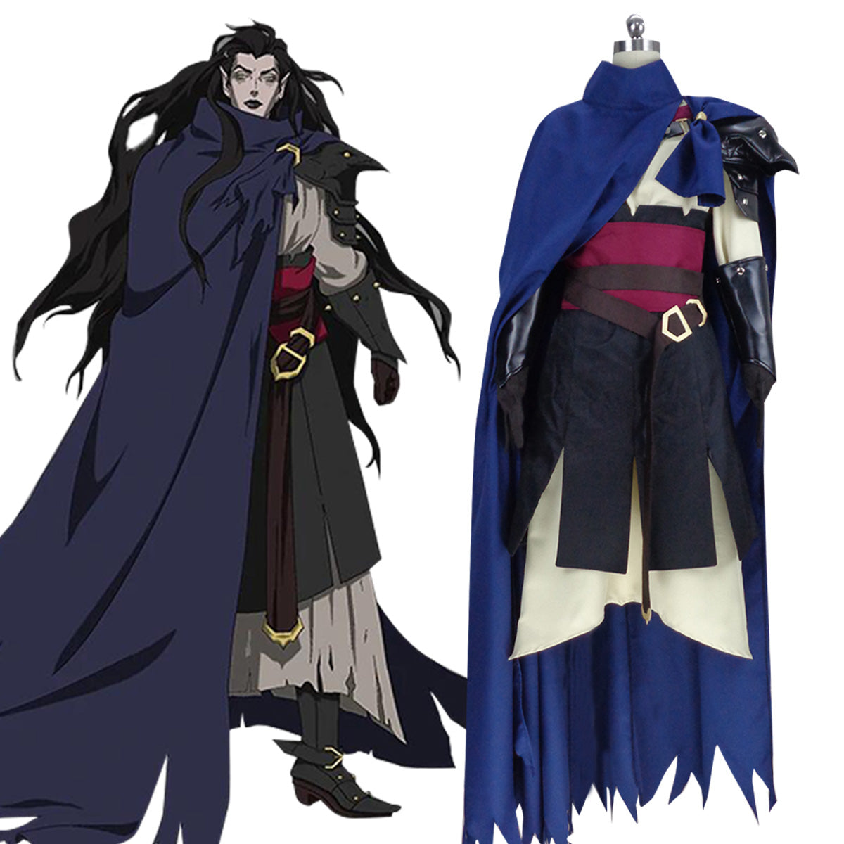 Castlevania Season 3 Netflix 2020 Anime Striga Cosplay Costume ...