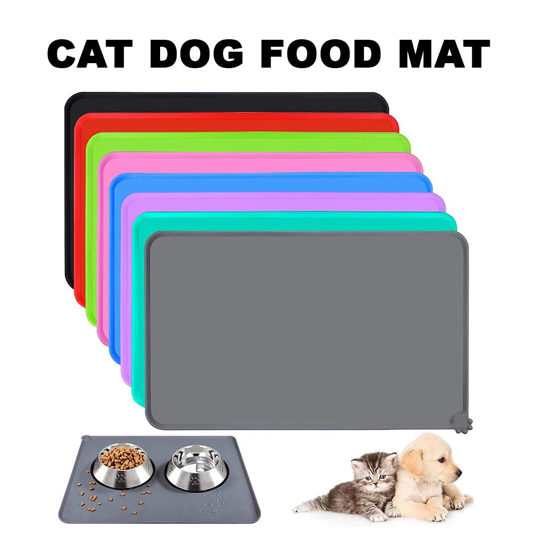 Water Absorbent Dog Feeding Mat UK - Silicone Food Mat For Pet Feeding Bowl Floors Waterproof Non Slip Pet Products - Tophatter Daily Deals