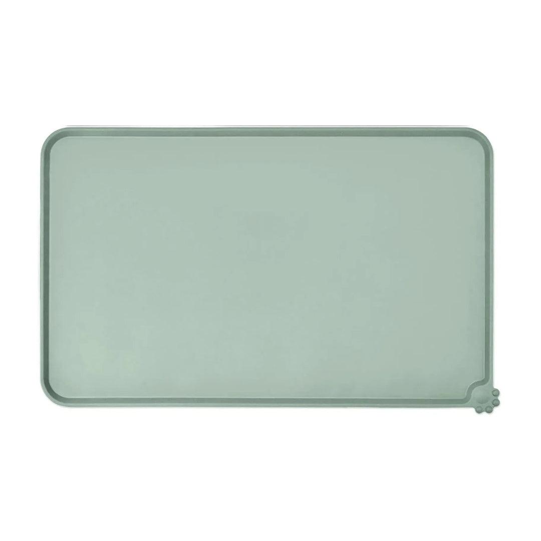 Water Absorbent Dog Feeding Mat UK - Silicone Food Mat For Pet Feeding Bowl Floors Waterproof Non Slip Green Pet Products - Tophatter Daily Deals