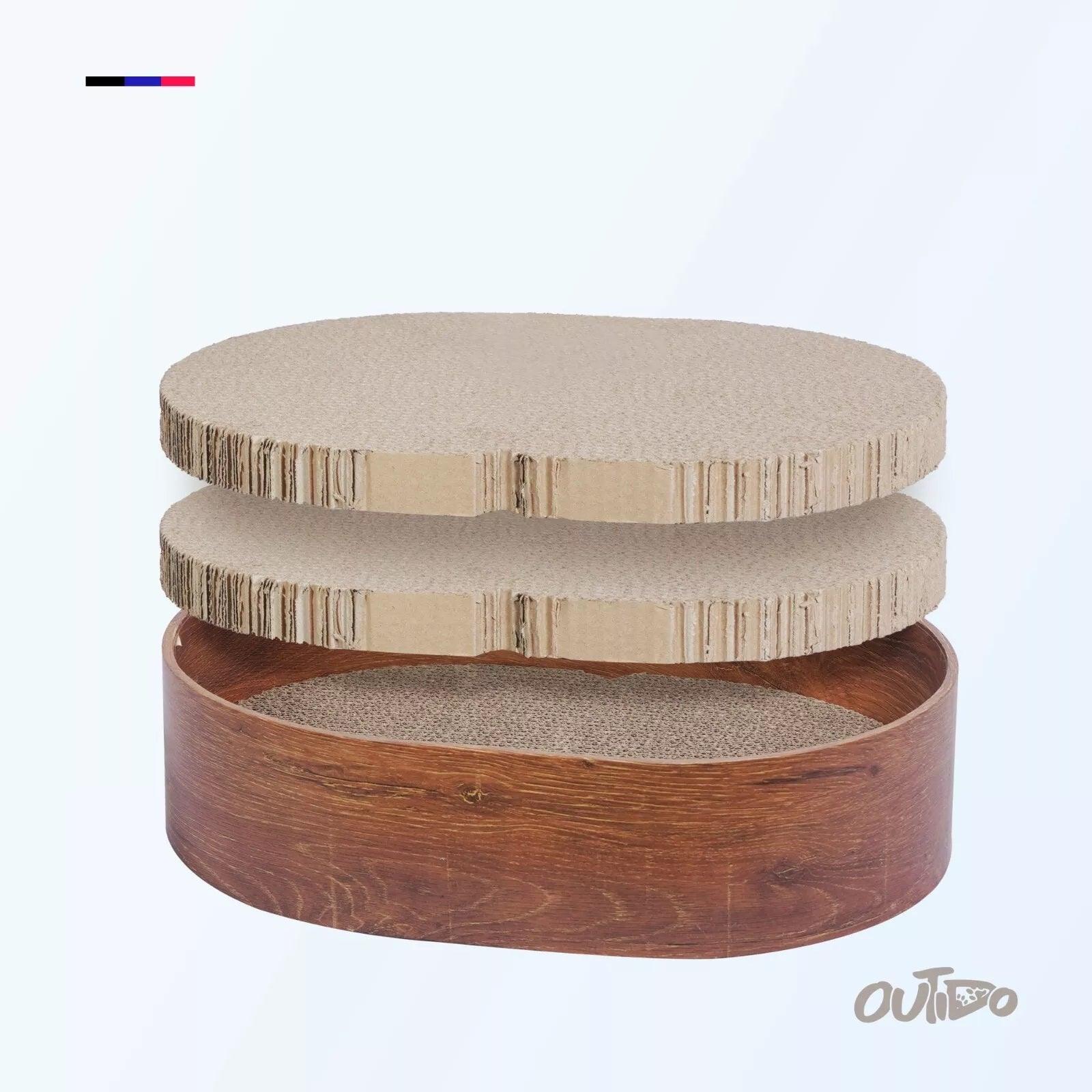 Cat Scratching Cardboard - 3 Replacacle board Corrugated Cardboard Scratch Pad Pet Products - Tophatter Daily Deals