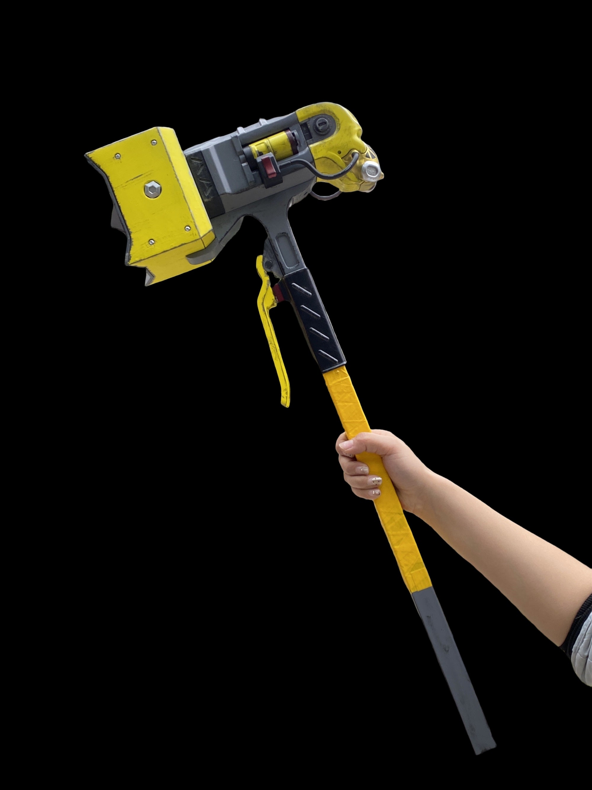 3D Printed Caustic Heirloom Death Hammer Replica Cosplay Prop - Tophatter Daily Deals