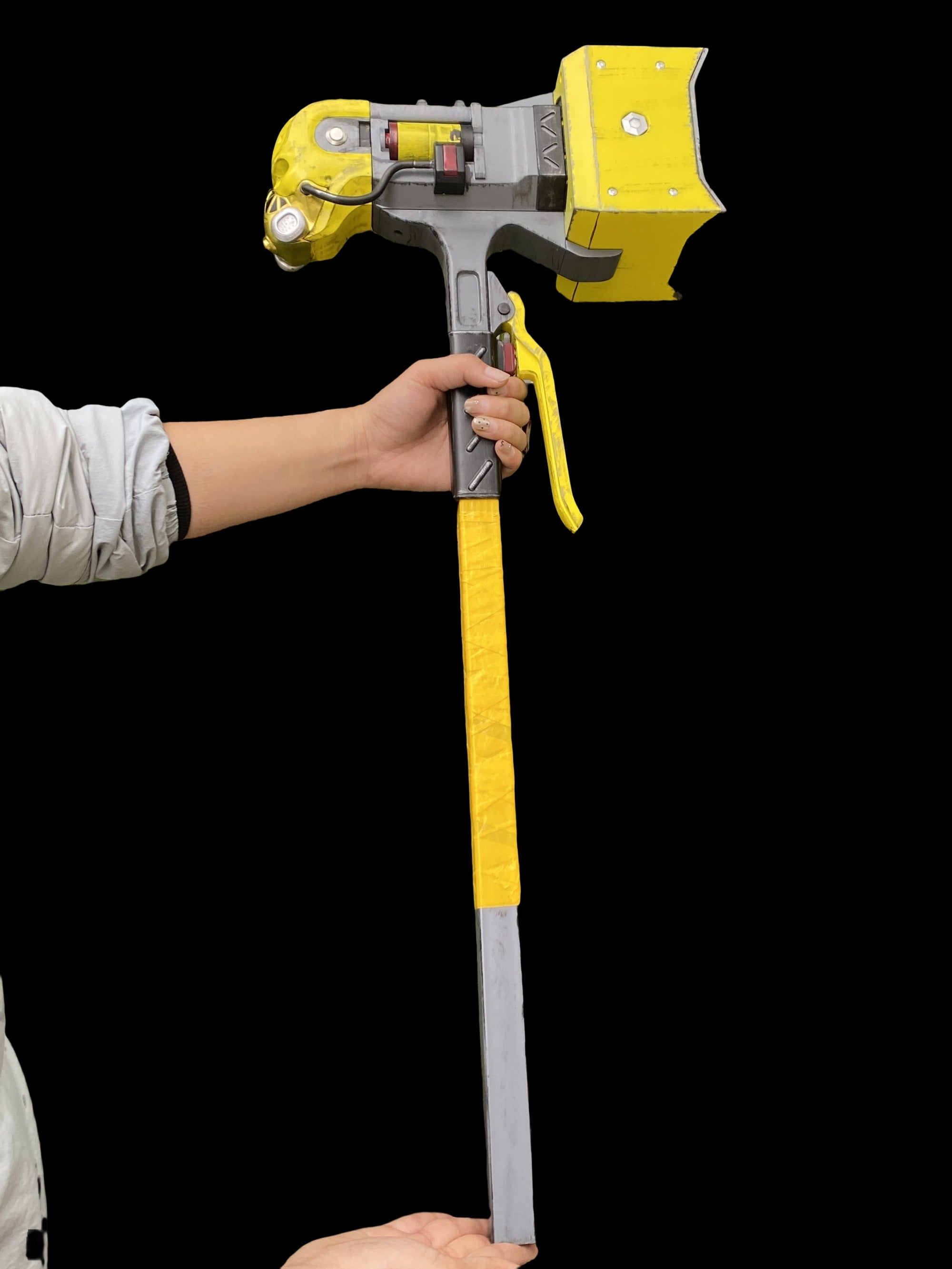 3D Printed Caustic Heirloom Death Hammer Replica Cosplay Prop - Tophatter Daily Deals