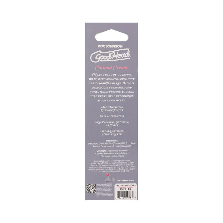 Goodhead Pout Perfection (Coconut Cream) – Lip Balm > Essentials > Bath & Body - Tophatter Daily Deals