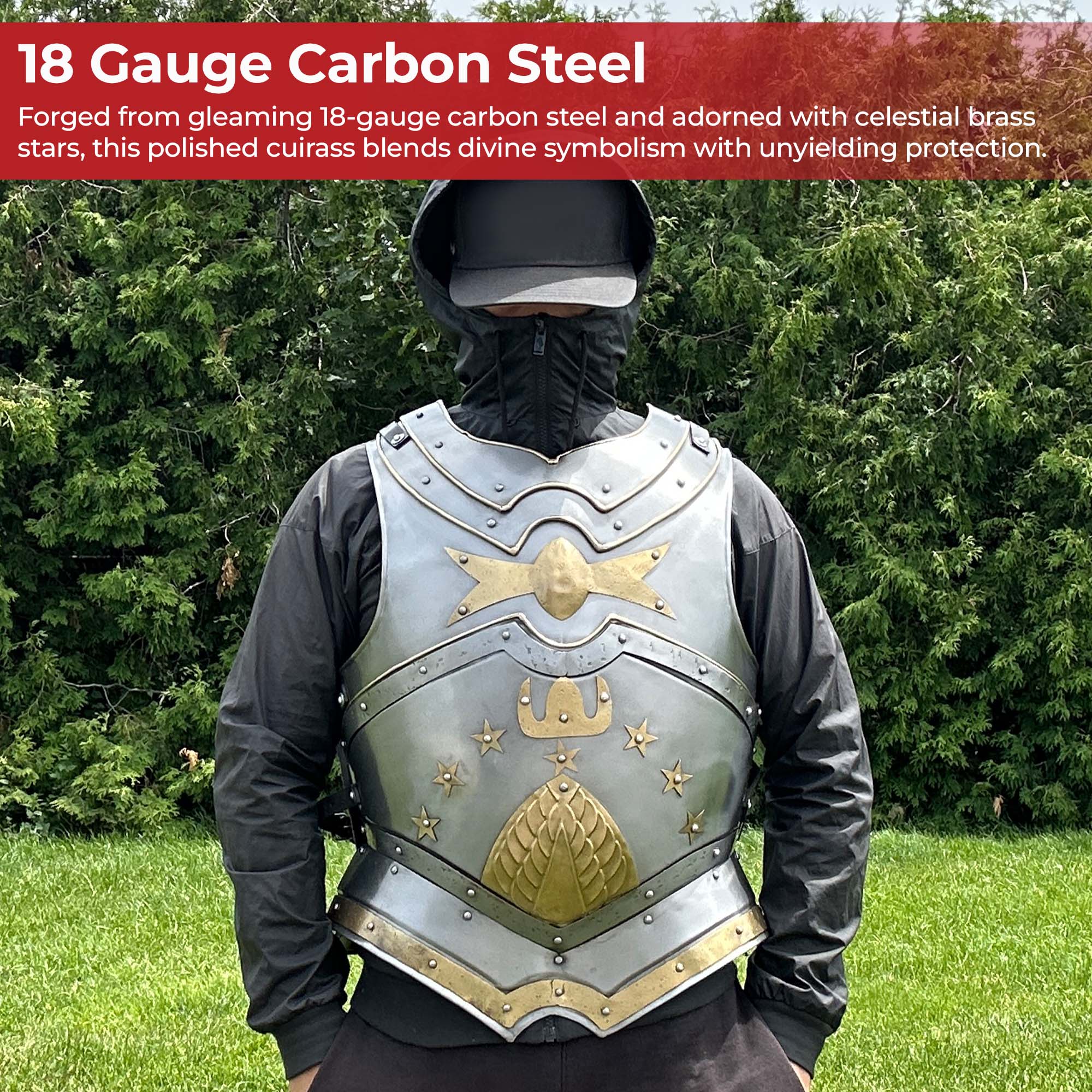 Celestial Commander Cuirass Battle Ready Chest Armor Medieval armor - Tophatter Daily Deals